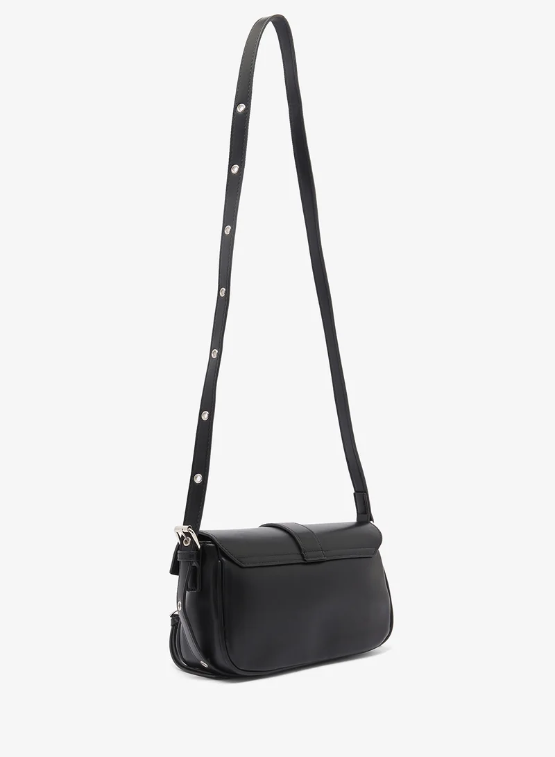 جينجر Buckle Detail Crossbody